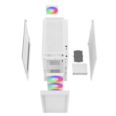 DeepCool CH560 WH Midi Tower Blanco