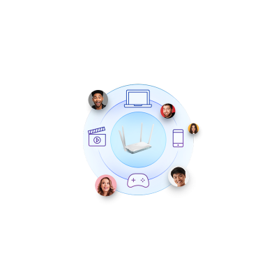 D-Link EAGLE PRO AI router inalámbrico Ethernet rápido Banda única (2,4 GHz) 4G Blanco