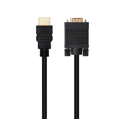 Nanocable Cable Conversor HDMI a VGA, 1.8 m, Negro