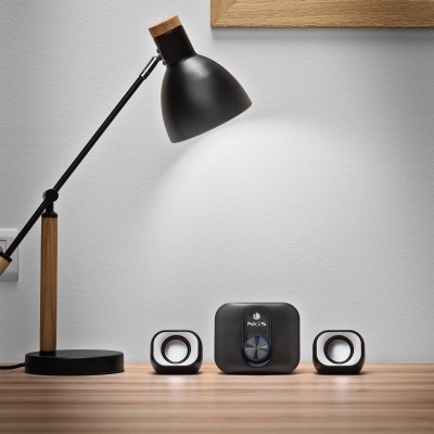 NGS COMET 2.1 conjunto de altavoces 11 W Universal Negro, Blanco 2.1 canales De 2 vías 3 W