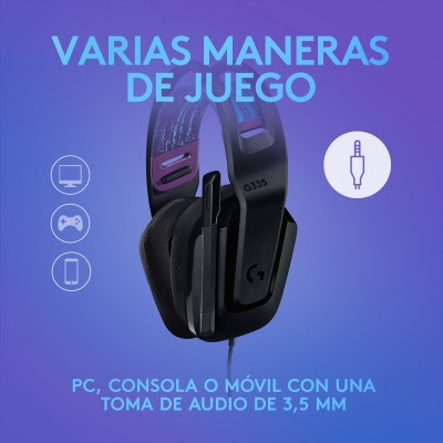 Logitech G G335 Auriculares Alámbrico Diadema Juego Negro