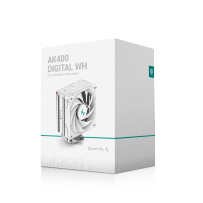 DeepCool AK400 Digital WH Procesador Refrigerador de aire 12 cm Blanco 1 pieza(s)