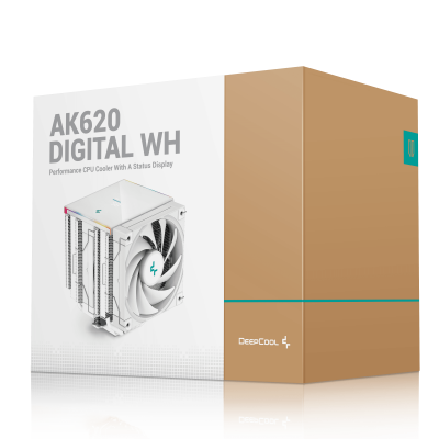 DeepCool AK620 Digital WH Procesador Refrigerador de aire 12 cm Blanco 1 pieza(s)