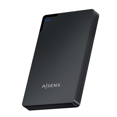 AISENS Caja Externa 2,5″ 9.5mm SATA a USB 3.0USB3.1 Gen1, Negra