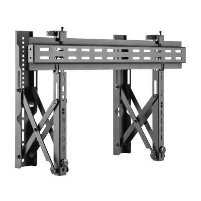 AISENS Soporte para Videowall Nivelable y Función Pop-Out para TV 45Kg de 37-70, Negro