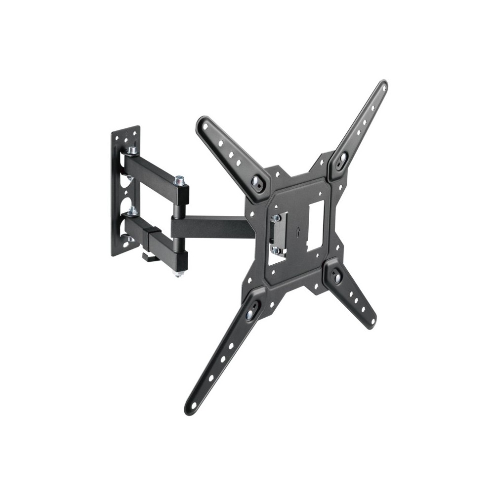 AISENS Soporte Eco Giratorio, Inclinable Para MonitorTV 30kg (3 Pivotes) De 23-55, Negro