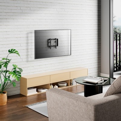 AISENS Soporte Eco Ultra Delgado Para Monitortv 35kg De 23-42, Negro