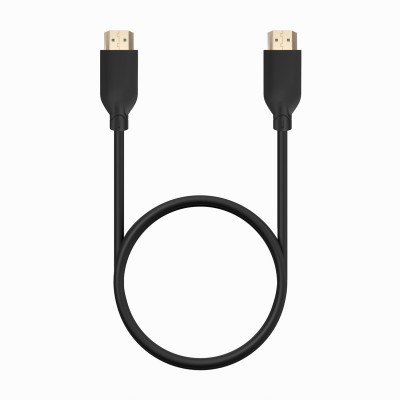 AISENS Cable HDMI V2.0 CCS Premium Alta Velocidad  Hec 4K@60Hz 18Gbps, AM-AM, Negro, 0.5m