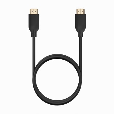 AISENS Cable HDMI V2.0 CCS Premium Alta Velocidad  Hec 4K@60Hz 18Gbps, AM-AM, Negro, 1.0m