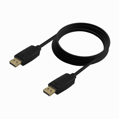 AISENS Cable DISPLAYPORT V1.2 CCS 4K@60Hz, DPM-DPM, Negro, 2.0m