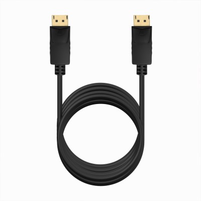 AISENS Cable DISPLAYPORT V1.2 CCS 4K@60Hz, DPM-DPM, Negro, 3.0m