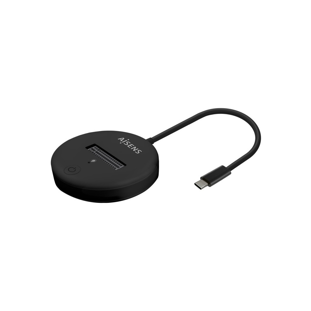 AISENS USB-C Dock M.2 (NGFF) ASUC-M2D013-BK SATANVMe A USB3.1 Gen2, Negra