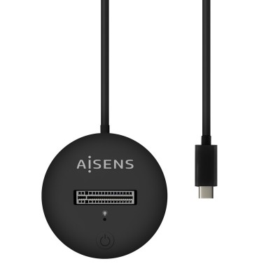 AISENS USB-C Dock M.2 (NGFF) ASUC-M2D013-BK SATANVMe A USB3.1 Gen2, Negra