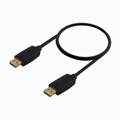 AISENS Cable DISPLAYPORT V1.2 CCS 4K@60Hz, DPM-DPM, Negro, 0.5m