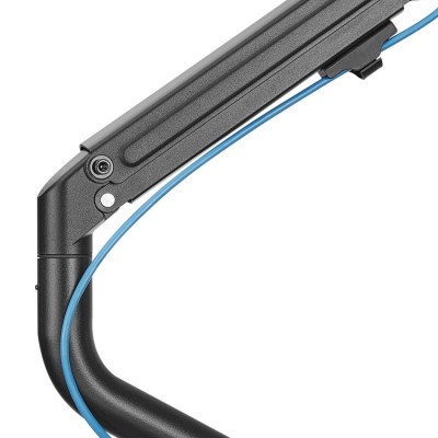 AISENS Soporte de Mesa ECO Contrapeso Giratorio e Inclinable para MonitorTV 8Kg (3 Pivotes, 1 Brazo) de 17-32, Negro