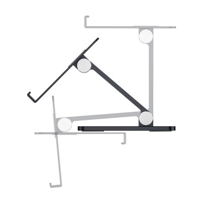 AISENS Soporte de Sobremesa Tamaño XXL Ajustable (2 Pivotes) para Movil  Tablet, Gris