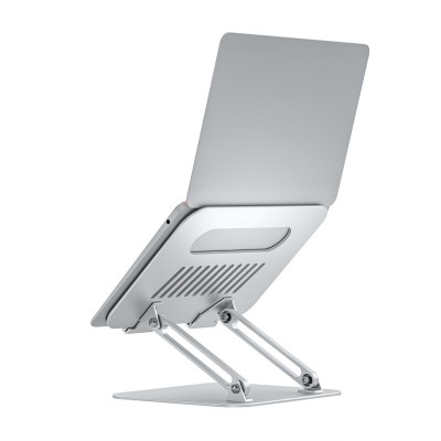 AISENS Soporte de Sobremesa XL 10-17 Ajustable para Portatil  Tablet, Plata