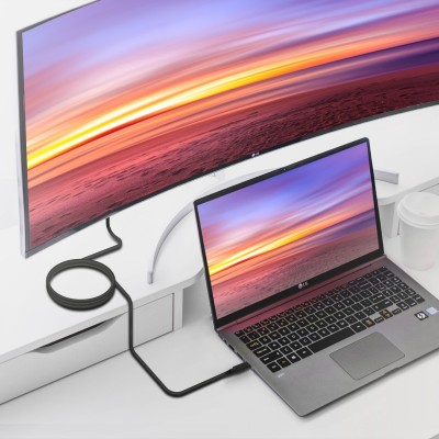 AISENS Cable USB 3.2 Gen1 5Gbps 4k@60Hz 3A 60W E-Marker, Tipo USB-CM-USB-CM, Negro, 5.0m