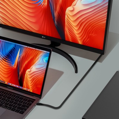 AISENS Cable USB 3.2 Gen2x2 20Gbps 8k@30Hz 5A 100W E-Marker, Tipo USB-CM-USB-CM, Negro, 1.0m