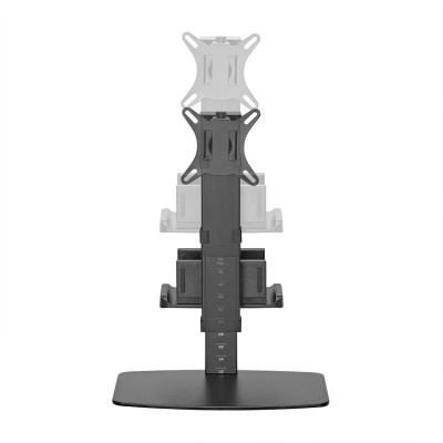 AISENS Soporte de Mesa ECO Giratorio e Inclinable para MonitorTV y Mini PC 8Kg de 17-32, Negro