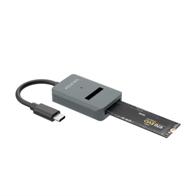 AISENS USB-C Dock M.2 (NGFF) ASUC-M2D012-GR SATANVMe A USB3.1 Gen2, Gris