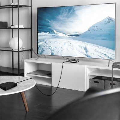 AISENS Cable HDMI V2.0 CCS Premium Alta Velocidad  Hec 4K@60Hz 18Gbps, AM-AM, Negro, 2.0m