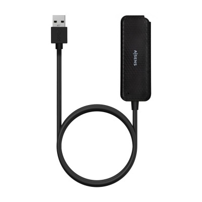 AISENS Hub USB 3.0, Tipo AM-4x Tipo AH, Negro, 60cm