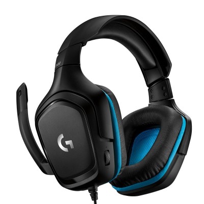 Logitech G G432 Auriculares Alámbrico Diadema Juego Negro, Azul