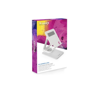 TooQ Soporte de Sobremesa Ajustable para Móvil o Tablet de hasta 12,9”