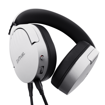 Trust GXT 489W FAYZO Auriculares Alámbrico Diadema Juego Negro, Blanco