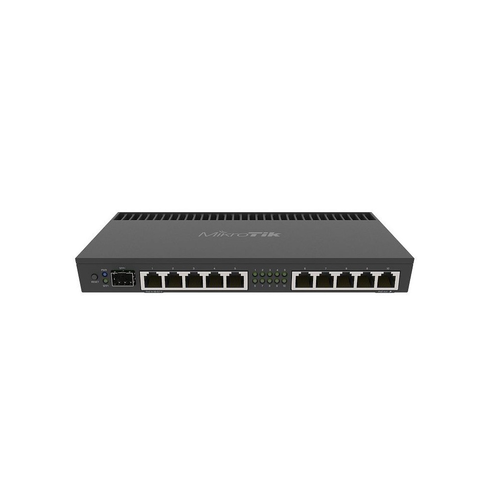 Mikrotik RB4011IGS+RM router Gigabit Ethernet Negro