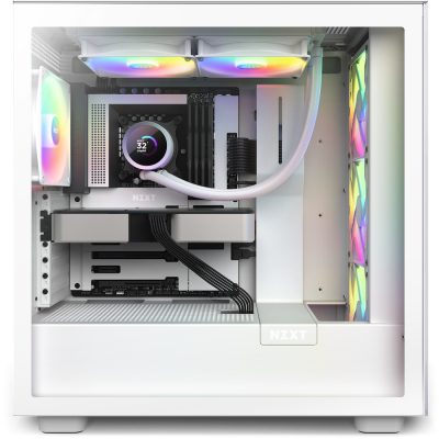 NZXT Kraken 280 RGB Procesador Sistema de refrigeración líquida todo en uno 14 cm Blanco 1 pieza(s)