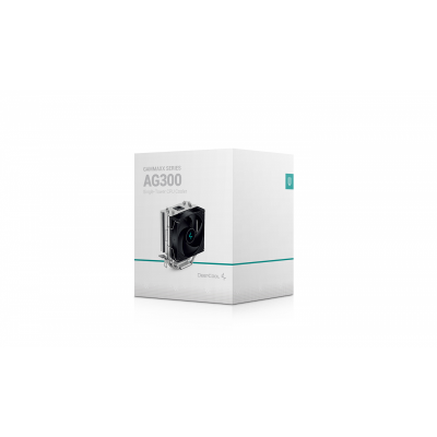 DeepCool AG300 Conjunto de chips Refrigerador de aire 9,2 cm Negro, Metálico