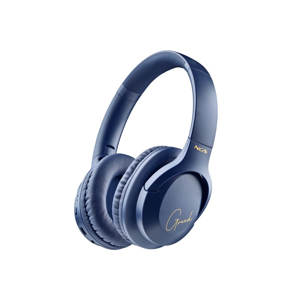 NGS ARTICA GREED Auriculares Inalámbrico y alámbrico Diadema LlamadasMúsica USB Tipo C Bluetooth Azul