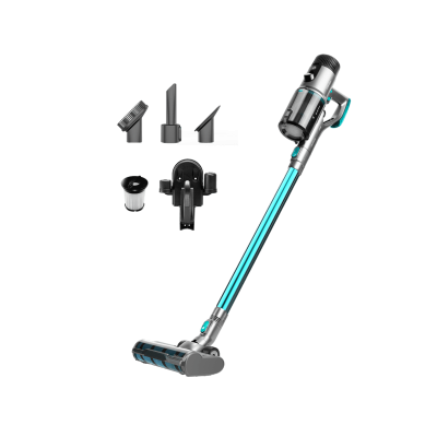 Cecotec Conga RockStar 880 Titanium aspiradora de mano Negro, Gris, Turquesa Sin bolsa