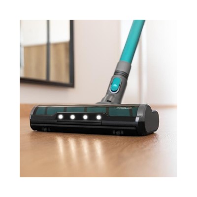 Cecotec Conga RockStar 880 Titanium aspiradora de mano Negro, Gris, Turquesa Sin bolsa