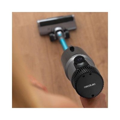 Cecotec Conga RockStar 880 Titanium aspiradora de mano Negro, Gris, Turquesa Sin bolsa