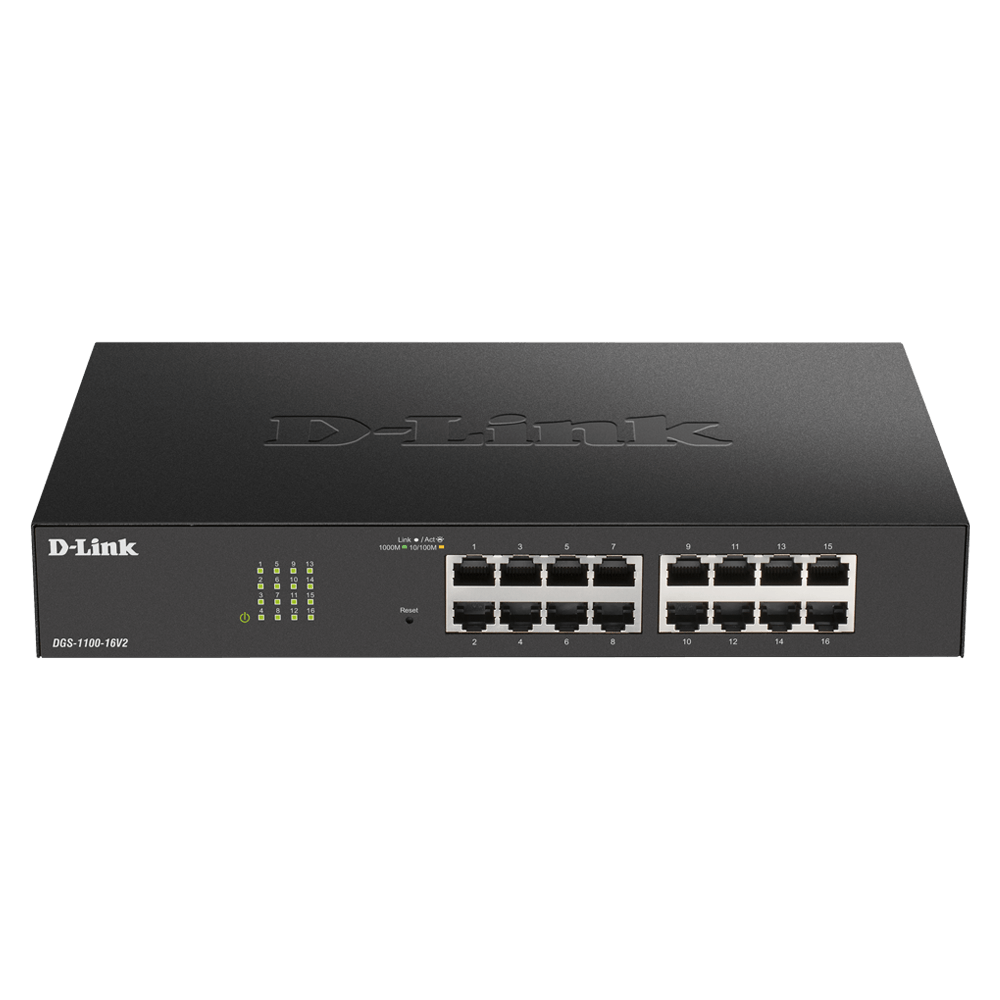 D-Link DGS-1100-24PV2 Gestionado L2 Gigabit Ethernet (101001000) Energía sobre Ethernet (PoE) Negro