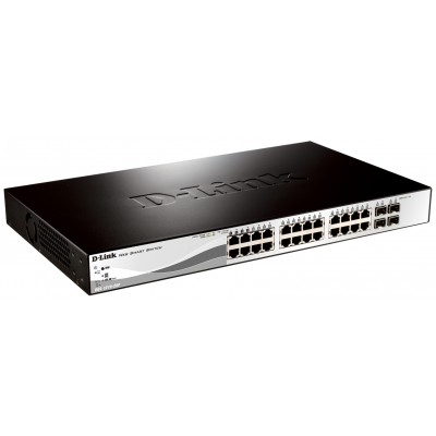 D-Link DGS-1210-28P Gestionado L2 Gigabit Ethernet (101001000) Energía sobre Ethernet (PoE) 1U