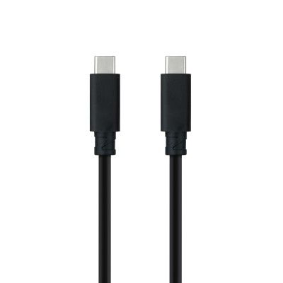 Nanocable Cable USB 3.2 Gen2x2 20Gbps 5A100W 4K60Hz USB-CM-USB-CM, Negro, 3 m