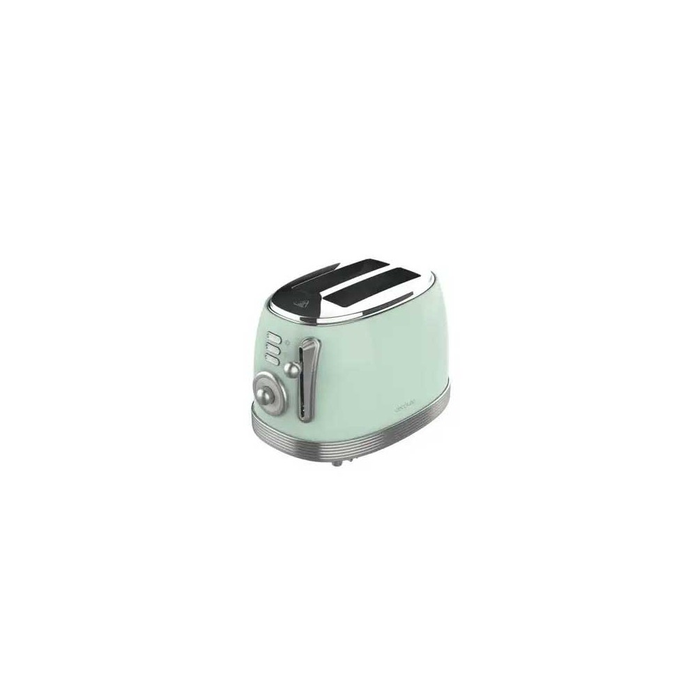 Cecotec Vintage 800 6 2 rebanada(s) 850 W Verde