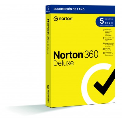 NortonLifeLock 360 Deluxe Seguridad de antivirus Base Español 1 licencia(s) 1 año(s)