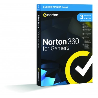 NortonLifeLock 360 for Gamers Seguridad de antivirus Base Español 1 licencia(s) 1 año(s)