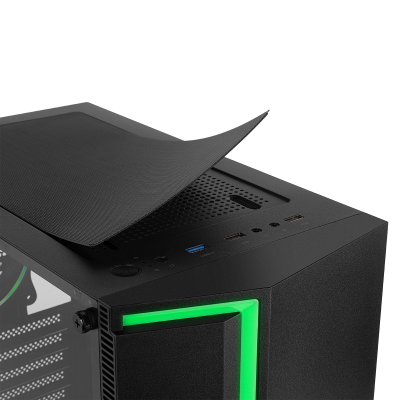 NOX Infinity Gamma Midi Tower Negro