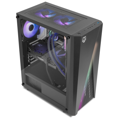 NOX Hummer Frost Midi Tower Negro