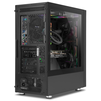 NOX Hummer Blaster Midi Tower Negro