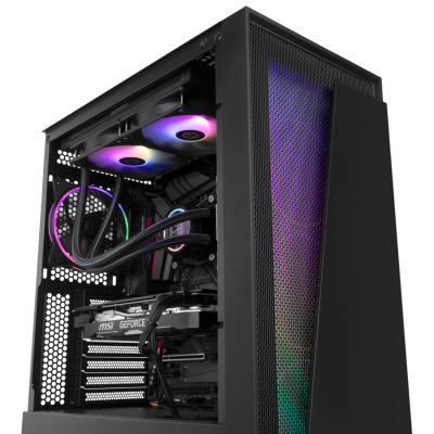 NOX Hummer Blaster Midi Tower Negro