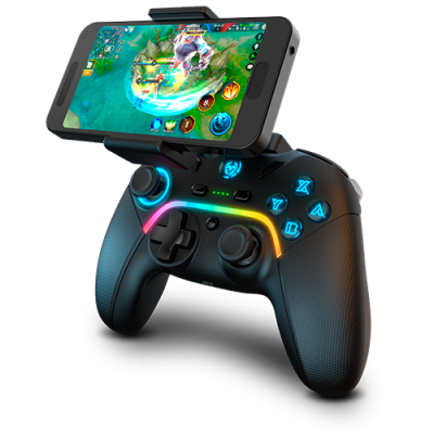 Krom Kayros Negro Bluetooth Gamepad AnalógicoDigital Android, Nintendo Switch, PC, iOS