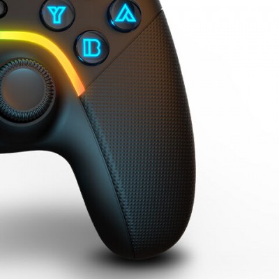 Krom Kayros Negro Bluetooth Gamepad AnalógicoDigital Android, Nintendo Switch, PC, iOS