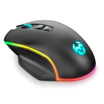 Krom Keos ratón mano derecha USB tipo A Óptico 6400 DPI